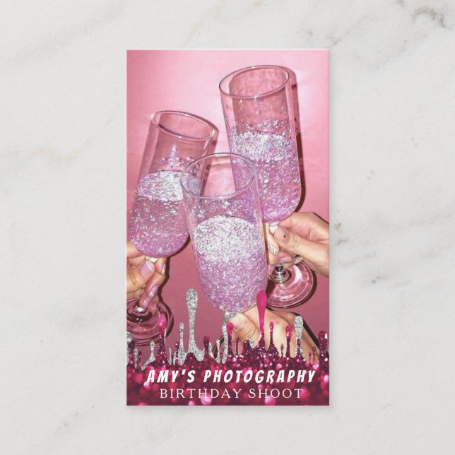 Cartão De Visita Encaixando Momentos Especiais Fotógrafo de Anivers (Frente)