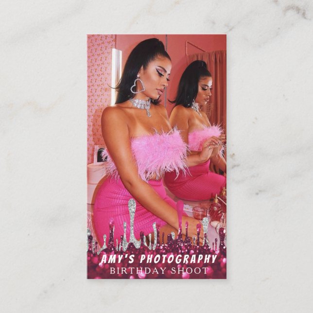 Cartão De Visita Encaixando Momentos Especiais Fotógrafo de Anivers (Frente)