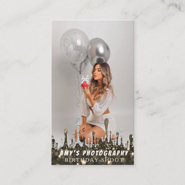 Cartão De Visita Encaixando Momentos Especiais Fotógrafo de Anivers (Frente)