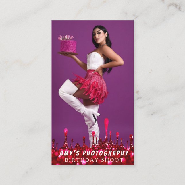 Cartão De Visita Encaixando Momentos Especiais Fotógrafo de Anivers (Frente)