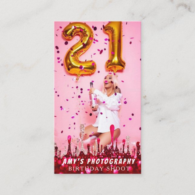 Cartão De Visita Encaixando Momentos Especiais Fotógrafo de Anivers (Frente)