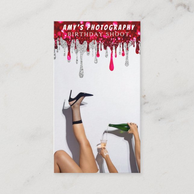 Cartão De Visita Encaixando Momentos Especiais Fotógrafo de Anivers (Frente)