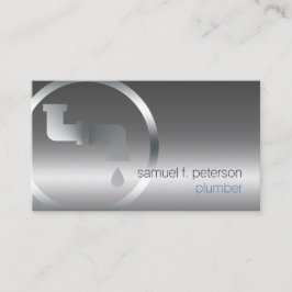 Cartão De Visita Encanador Encanador Enrolando Pipe de Fuga