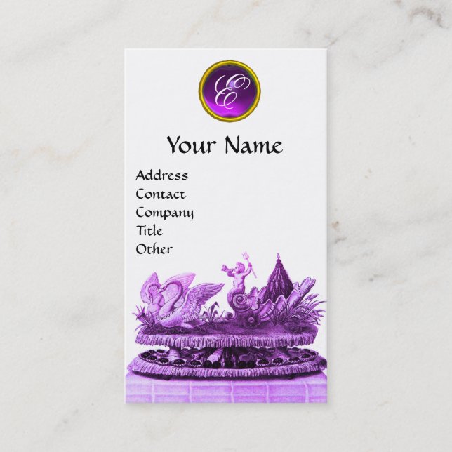 CARTÃO DE VISITA ENCARGO PURO DOS SUÃOS COM CUPCAKES E PASTRE (Frente)