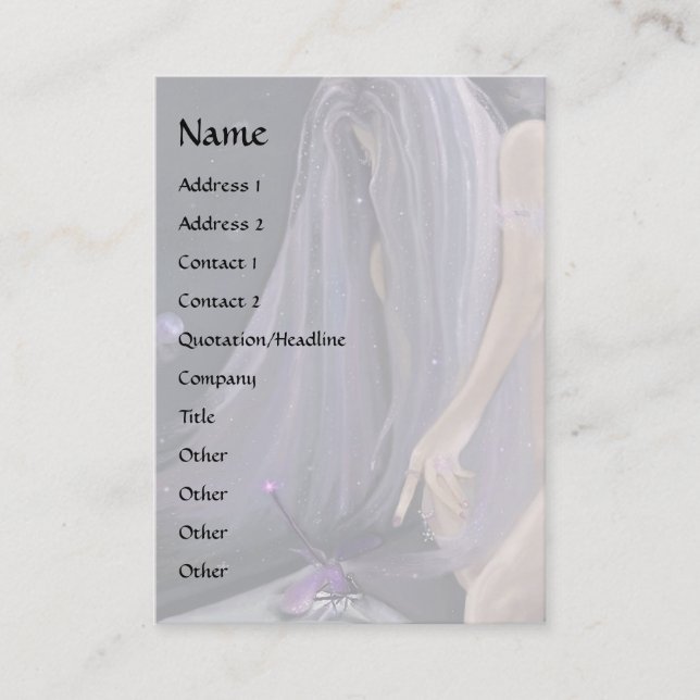 Cartão De Visita Encontro Cósmico (Frente)