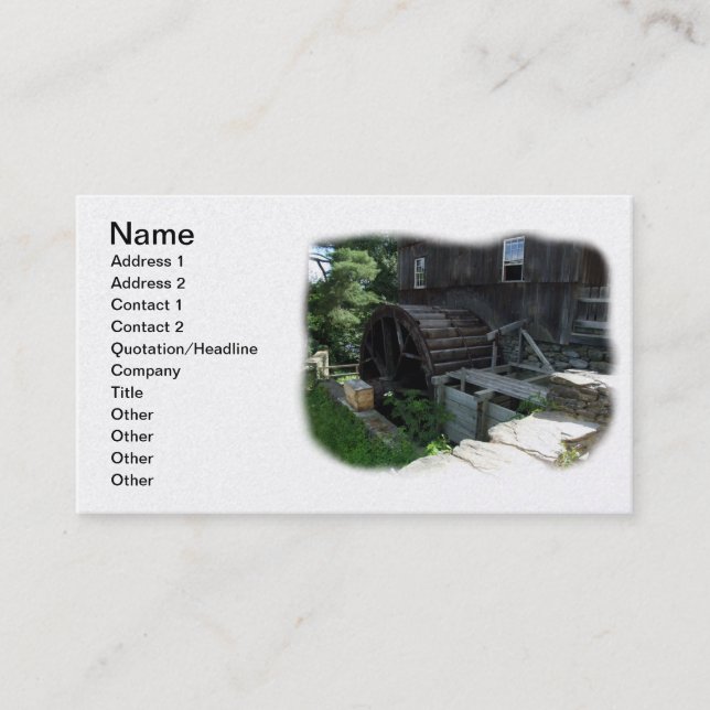 Cartão De Visita Energia do alternativo - Energia do Computador Gri (Frente)