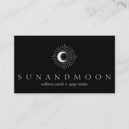 Cartão De Visita Energia Negra Cura Sol Lua Espiritual
