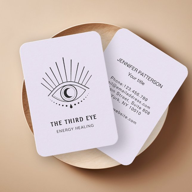 Cartão De Visita Energie Heiler Reiki Espiritual, Puro (Criador carregado)