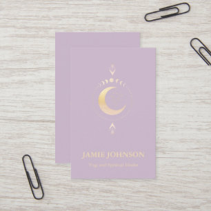 Cartão De Visita Energie Heiler Reiki Moon Phase Yoga