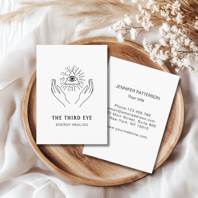 Cartão De Visita Energie Heiler Reiki Spirituell (Energy Heiler Reiki Spirituell Business Card)