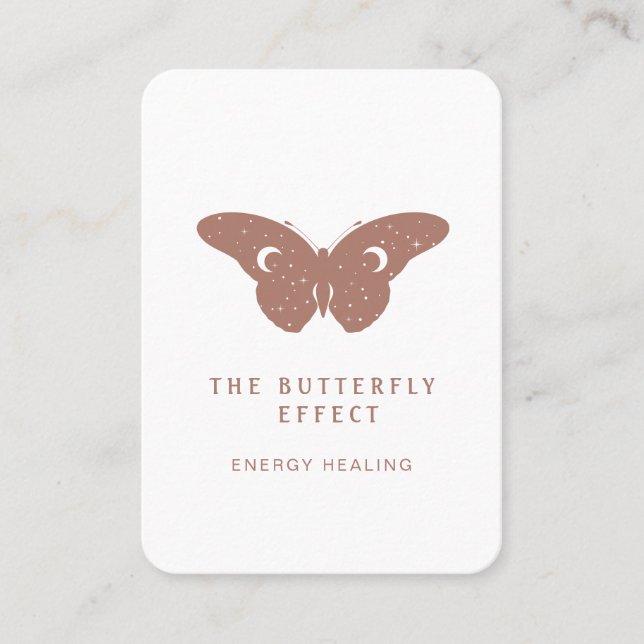 Cartão De Visita Energie Heiler Reiki Spirituell Visitenkarte (Frente)