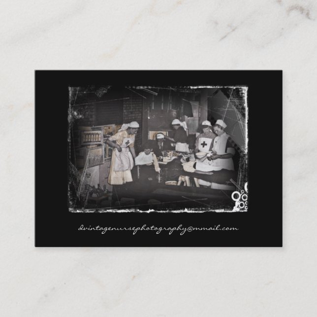Cartão De Visita Enfermagem da WI ferida (Frente)