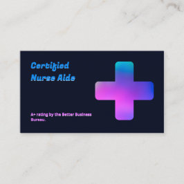 Cartão De Visita Enfermagem de CNA QR