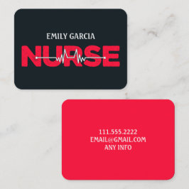 Cartão De Visita Enfermagem de prestadores de cuidados