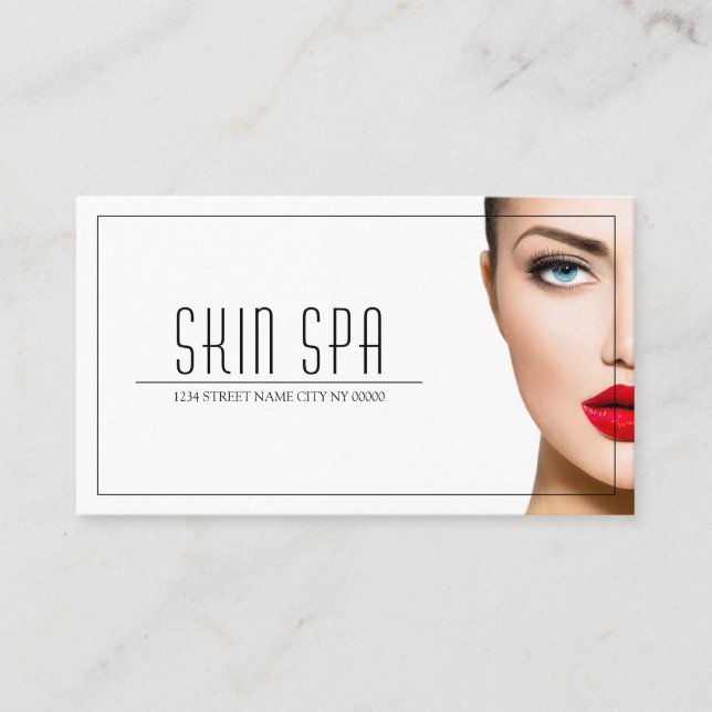 Cartão De Visita Enfermeira estética, Doutor, Cirurgia Cosmética (Frente)