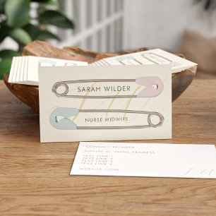Cartão De Visita Enfermeira Profissional - Parteira Doula Baby Safe