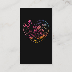 Cartão De Visita Enfermeiro de Estudantes Médicos do Coração de 