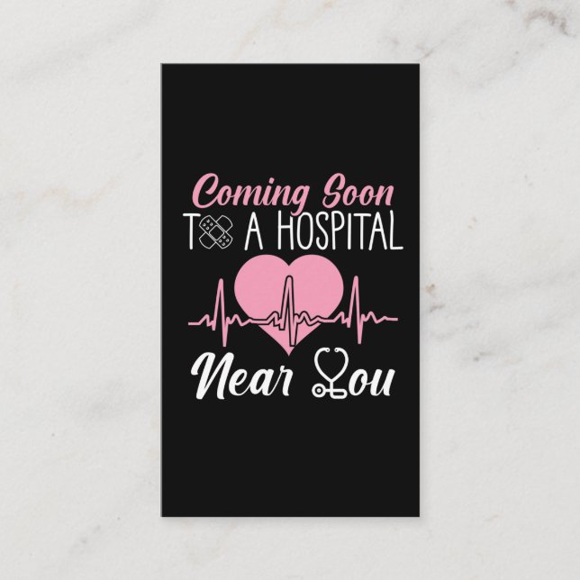 Cartão De Visita Enfermeiro Estudantes Graduação Hospital RN Enferm (Frente)