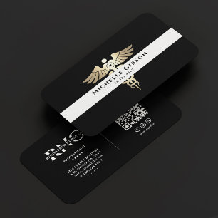 Cartão De Visita Enfermeiro Médico de Emergência de Primeira Respos