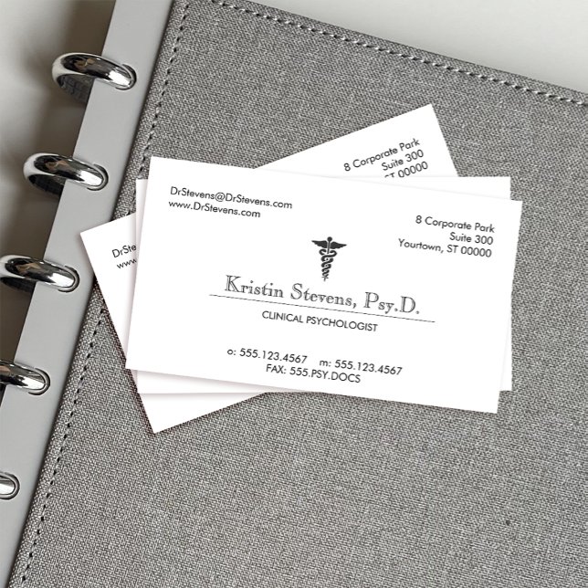 Cartão De Visita Enfermeiro Médico Profissional ou Médico (Criador carregado)