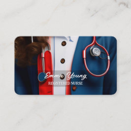 Cartão De Visita Enfermeiro Que Cuidam