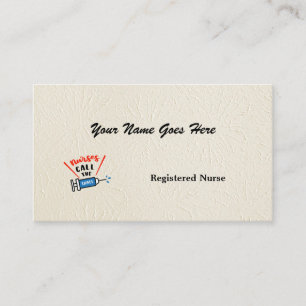 Cartão De Visita Enfermeiros chamam os sapatos especiais personaliz
