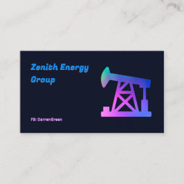 Cartão De Visita Engenheiro de petróleo QR