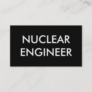 Cartão De Visita engenheiro nuclear