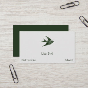 Cartão De Visita Engolir (Estilo Letterpress)