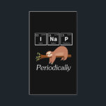 Cartão De Visita Engraçada Science Pun Chemistry Sloth Nap Lover<br><div class="desc">Engraçada Science Pun Chemistry Sloth Nap Lover. Cientista Hilário e Presente Químico.</div>