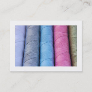 Cartão De Visita Enroladores de algodão (bordados)