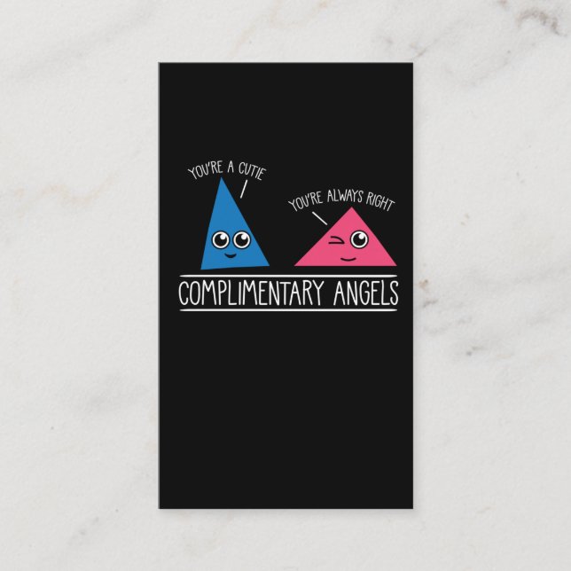 Cartão De Visita Ensino Completo de Professores de Matemática (Frente)