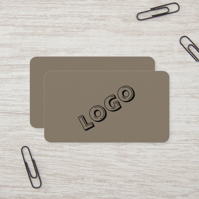Cartão De Visita Entrepreneur Logo Business Cards– Elegant Style (Frente/Verso In Situ)