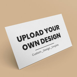 Cartão De Visita Envie Seu Próprio Design Aqui   Modelo Personaliza