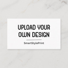 Cartão De Visita Envie Seu Próprio Design Aqui | Personalizado