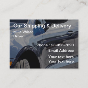 Cartão De Visita Envio e Entrega de Carros
