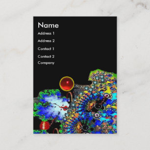 Cartão De Visita EPHEMERAL RUBY / Beauty , Salon, Spa, Makeup Artis