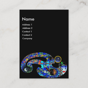 Cartão De Visita EPHEMERAL TOPAZ Beauty,Salon,Spa, Makeup Artist