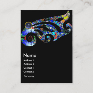 Cartão De Visita EPHEMERAL TOPAZ Beauty ,Salon, Spa, Makeup Artist