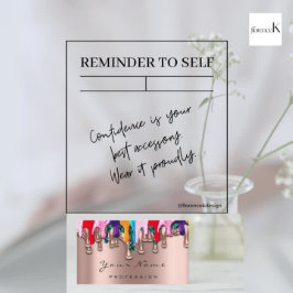 Cartão De Visita Epilação de Cera de Rosa do Nail Artist Studio Dri