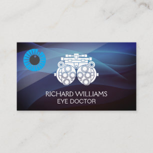 Cartão De Visita Equipamento de horóptero   Médico ocular   Logot
