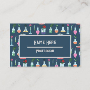 Cartão De Visita Equipamento de Laboratório Botânico