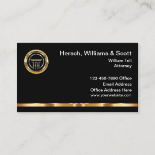 Cartão De Visita Equipe Jurídica do Classy Attorney Law Group