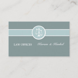 Cartão De Visita Escala legal do advogado criminoso da corte de