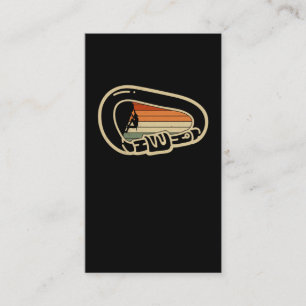 Cartão De Visita Escalada de rochedos ao ar livre