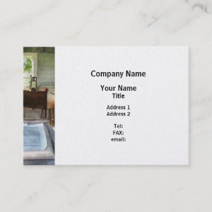 Cartão De Visita Escola de uma sala com livro (Chubby)