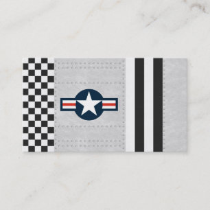 Cartão De Visita Escola De Voo Ou Campo De Aviação