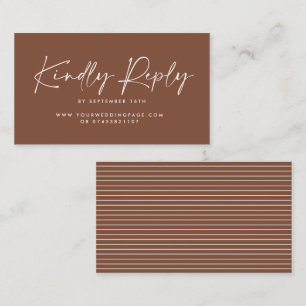 Cartão De Visita Escrita caseira, moderna resposta elegante natural