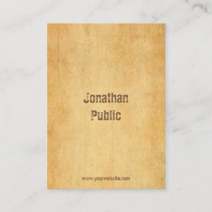 Cartão De Visita Escrita Legal e  com Elegante Vintage