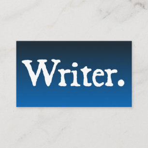 Cartão De Visita Escritor